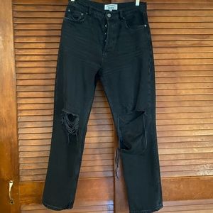 Reformation Cynthia high rise straight jeans